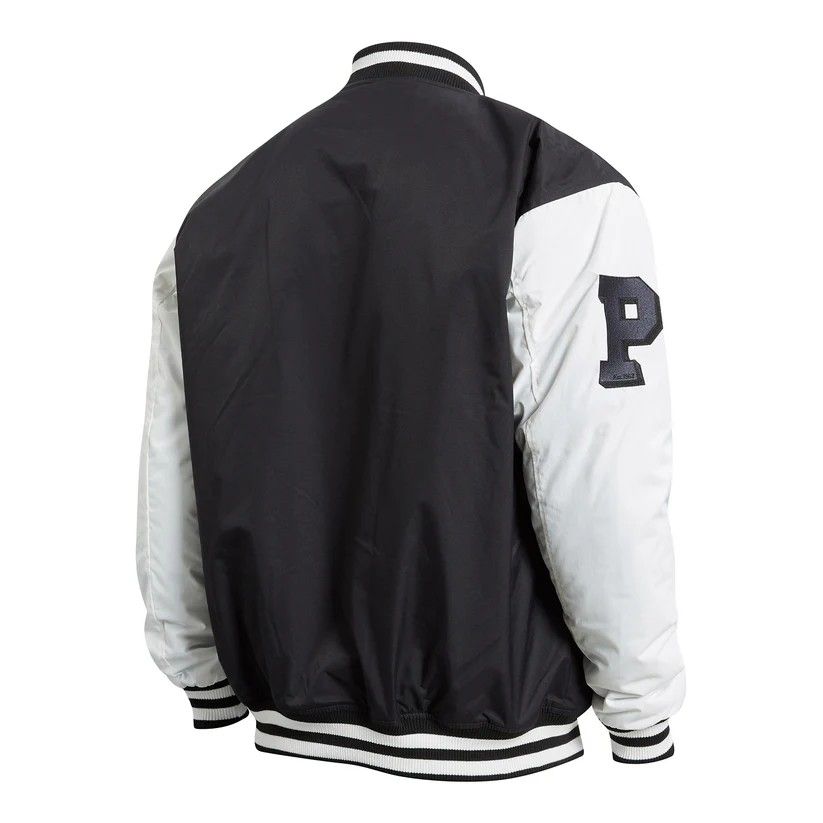 送料無料 匿名配送 Mサイズのみ ブレーチャーアスレチック ペンスリス パンサーズ 1908 メンズ スタジャン 黒 白 ブラック ホワイト 公式モデル 日本未発売