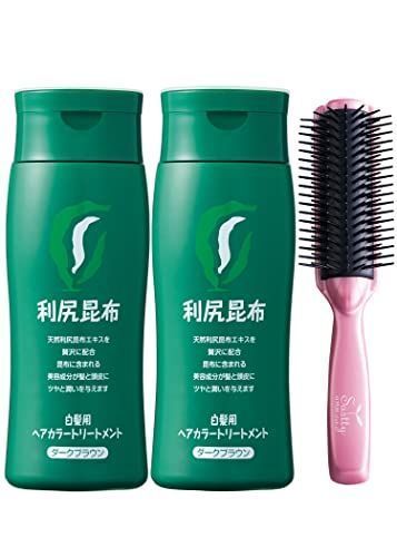 ダークブラウン 利尻ヘアカラートリートメントダークブラウン200g 2本