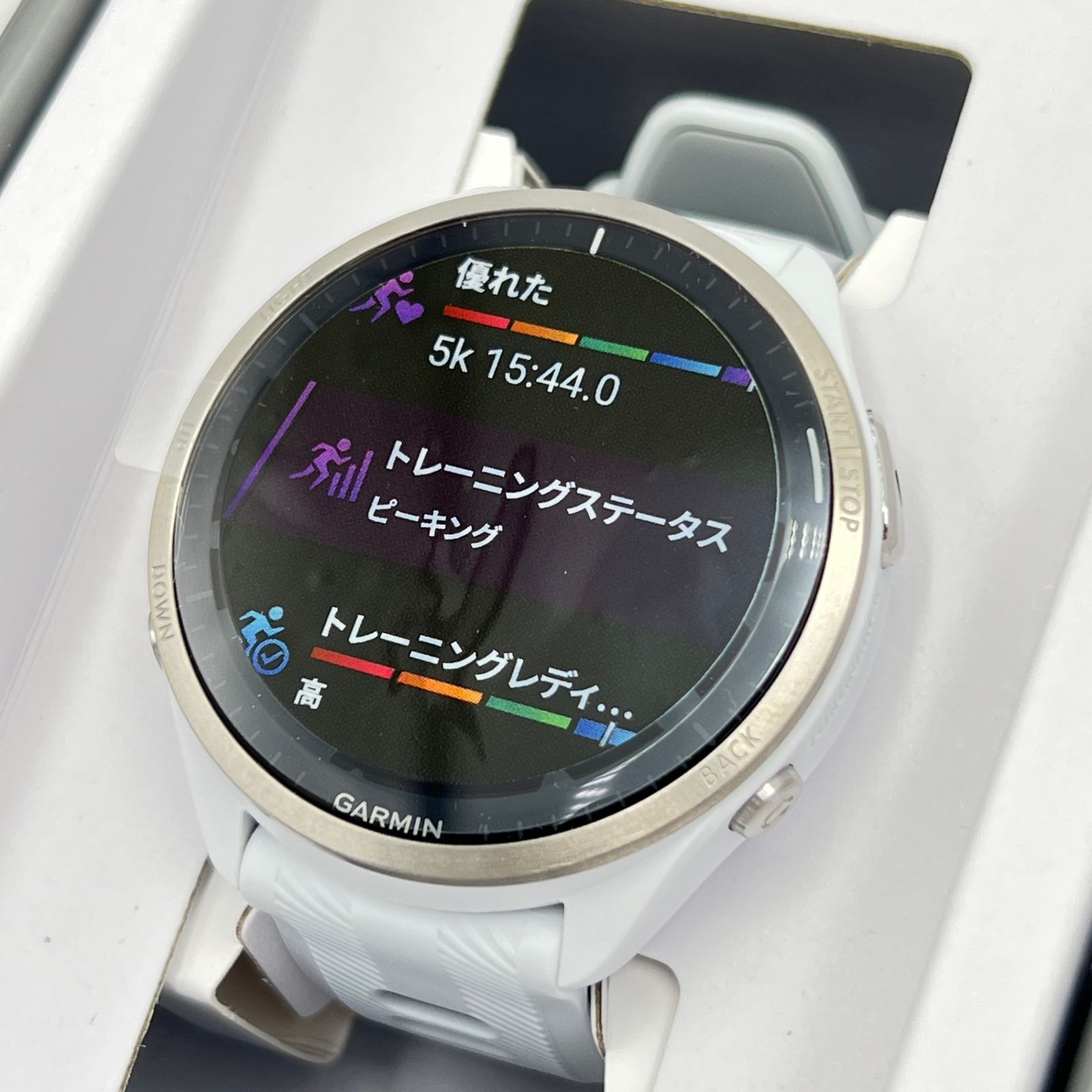 GARMIN Forerunner 965 010-02809-61 ホワイト スマートウォッチ フォアランナー ガーミン 本体