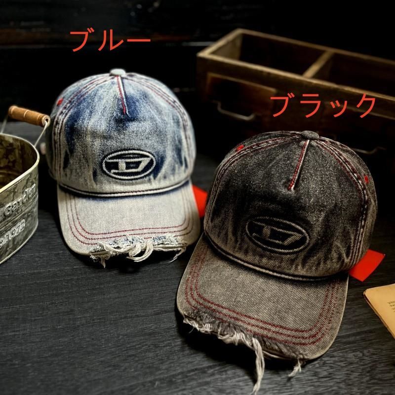 新品未使用 DIESEL ディーゼル デニム キャップ 帽子 ベースボールキャップ Cap - メルカリ