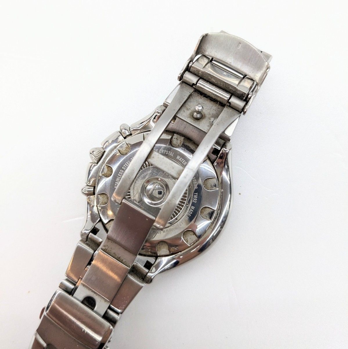 GSX ジーエスエックス BOLLARD メンズ クォーツ 腕時計 クロノグラフシルバー グレー文字盤 3針 デイト GSX905SSV