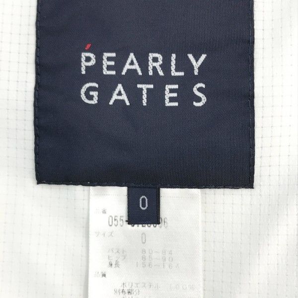 PEARLY GATES パーカー ホワイト サイズ4 PEARLY GATES(パーリーゲイツ) スウェット・パーカー｜中古