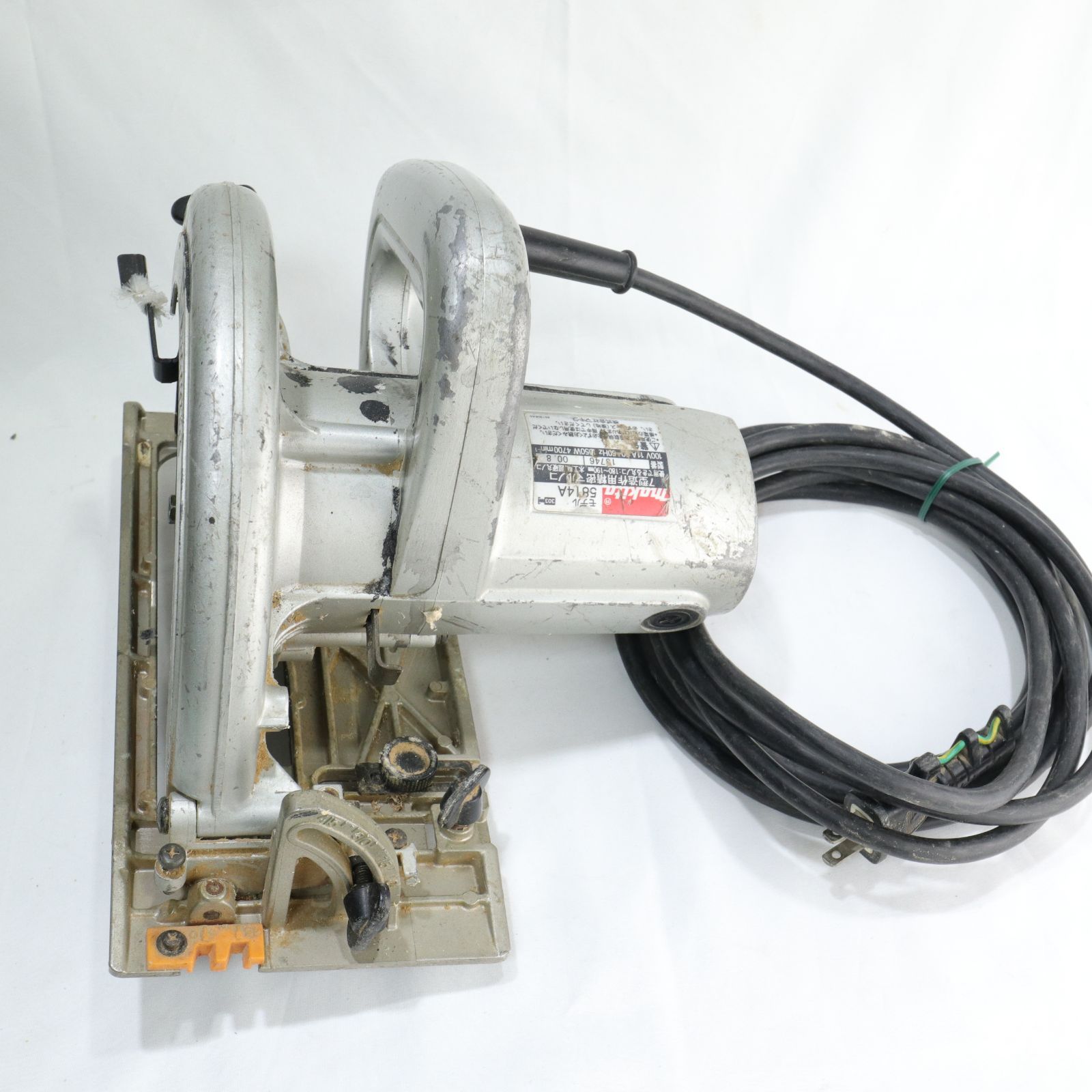 動作確認済/中古】Makita/マキタ 7型マルノコ/丸ノコ Model 5814A のこ 