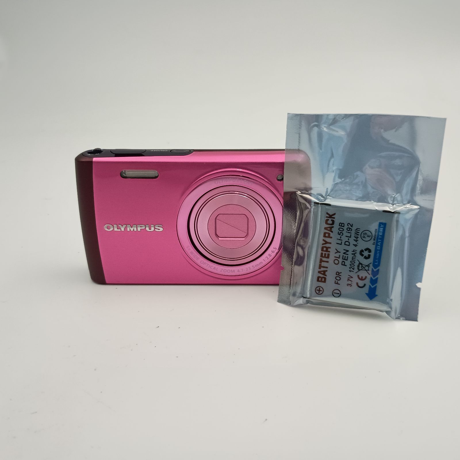 OLYMPUS - 【美品】OLYMPUS オリンパス VH-410　デジカメ ピンク Olympus STYLUS VH-410 Compact Dijital Camera Pink オリンパス
