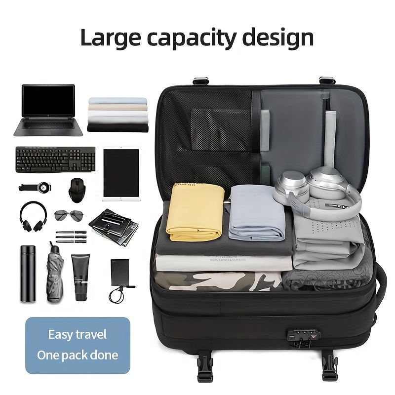 新着商品 17インチ盗難防止ラップトップコンパートメント旅行バックパック拡張
