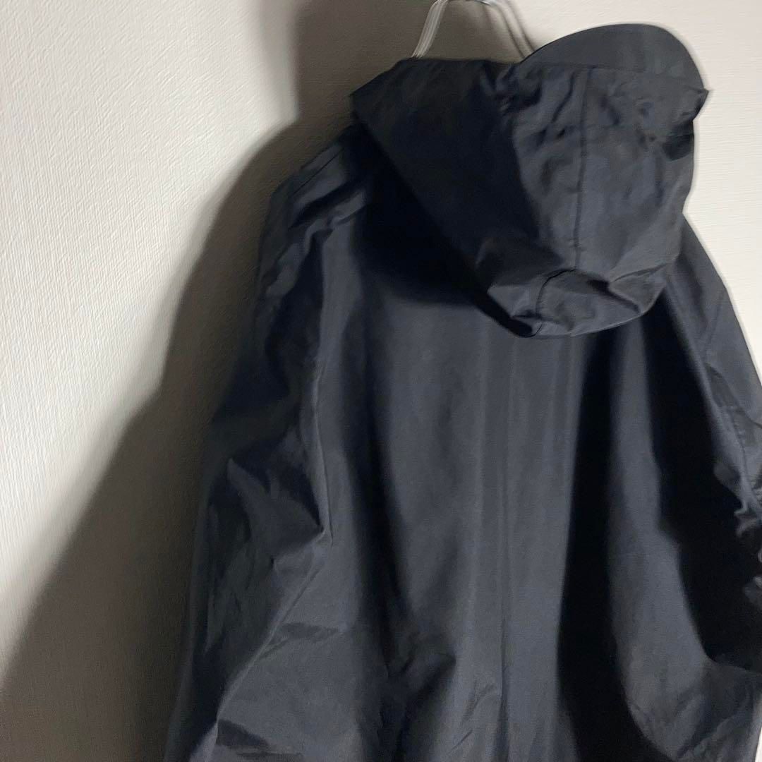 美品】FTC マウンテンパーカー ワンポイントロゴ 黒 XL パーカーフードなし