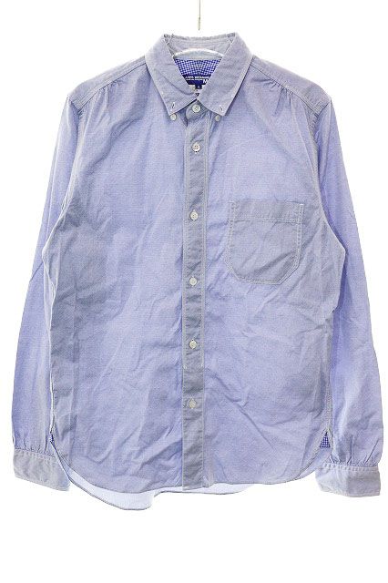 ジュンヤワタナベ JUNYA WATANABE ボタンダウンシャツ SIZE S WJ-B046 コットン 長袖 ブルー 【ブランド古着ベクトル】【中古】241229