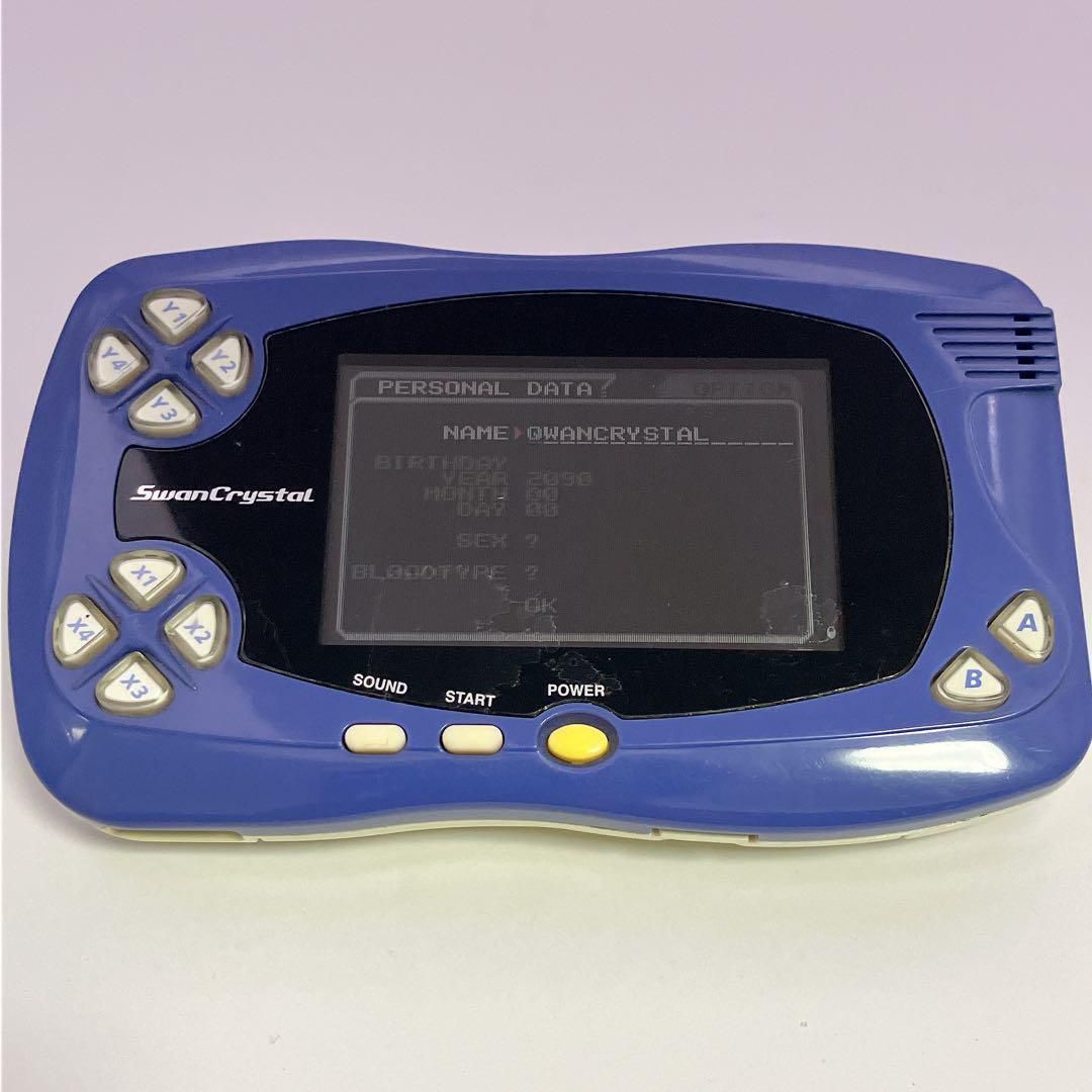 ワンダースワンクリスタル 動作 済 レトロ 携帯ゲーム機