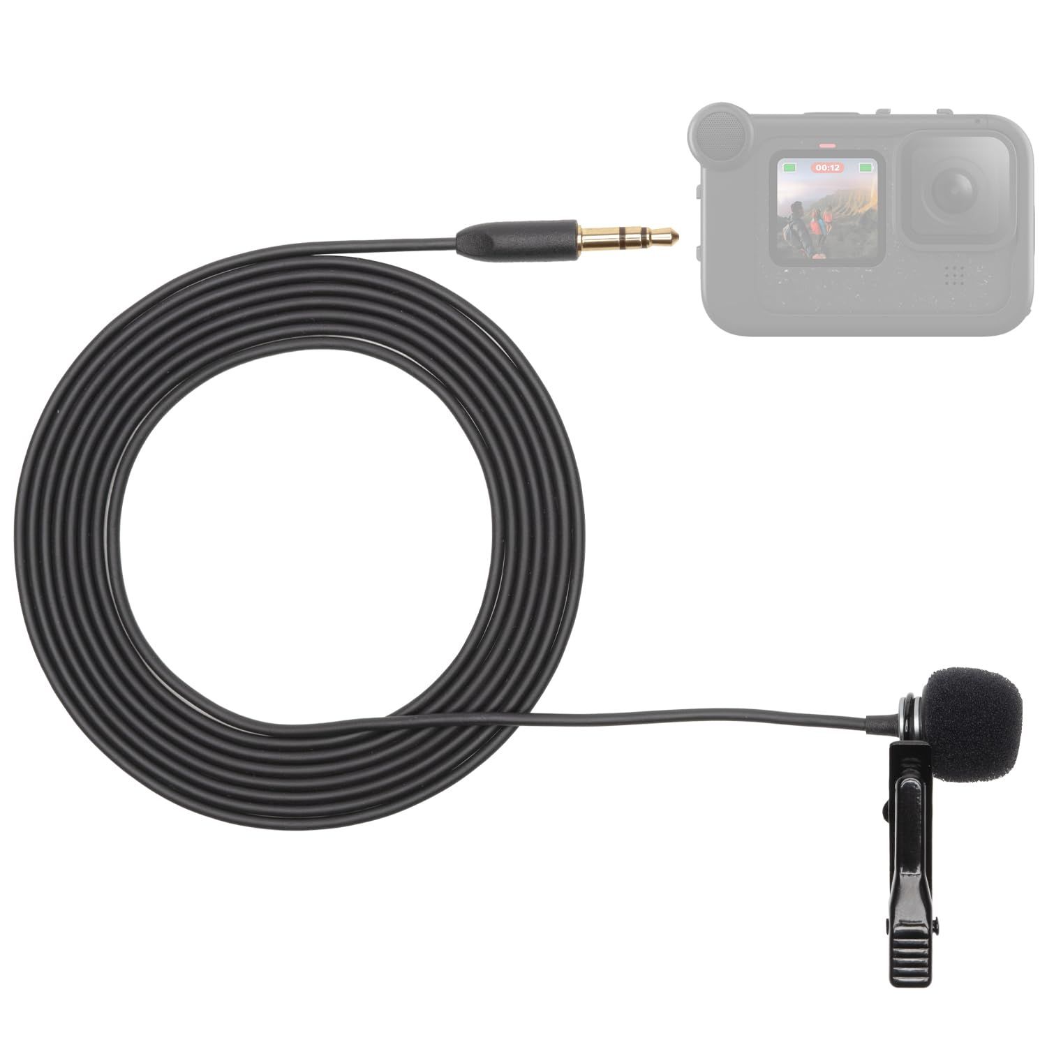Movo Lavalierマイク GoPro用 - GoPro、Hero 12 Hero11、Hero10 Movo Lavalierマイク GoPro用 - GoPro、Hero 12 Hero11、Hero10