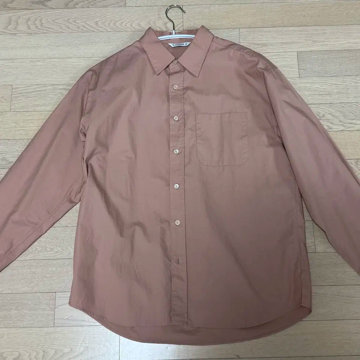 BLANK ROOM ブランクルーム シャツ コーラルピンク 2 サイズ