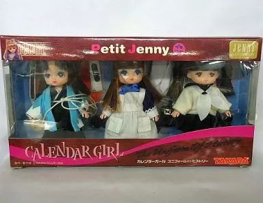 ドール　[付属品欠品/ランクB] プチジェニーA(3体セット) 「ジェニー カレンダーガール ユニフォームオブヒストリー」 中古】ドール プチジェニーA(3体セット) 「ジェニー カレンダー