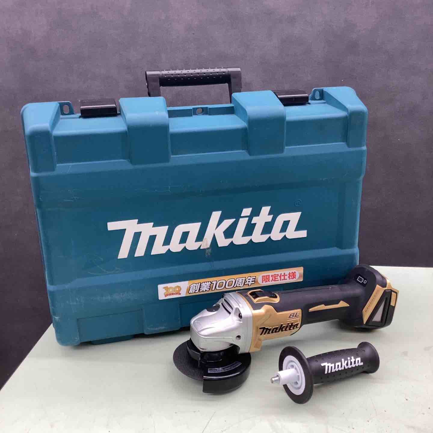 ◇マキタ(makita) コードレスディスクグラインダ18V 100mm ゴールド 