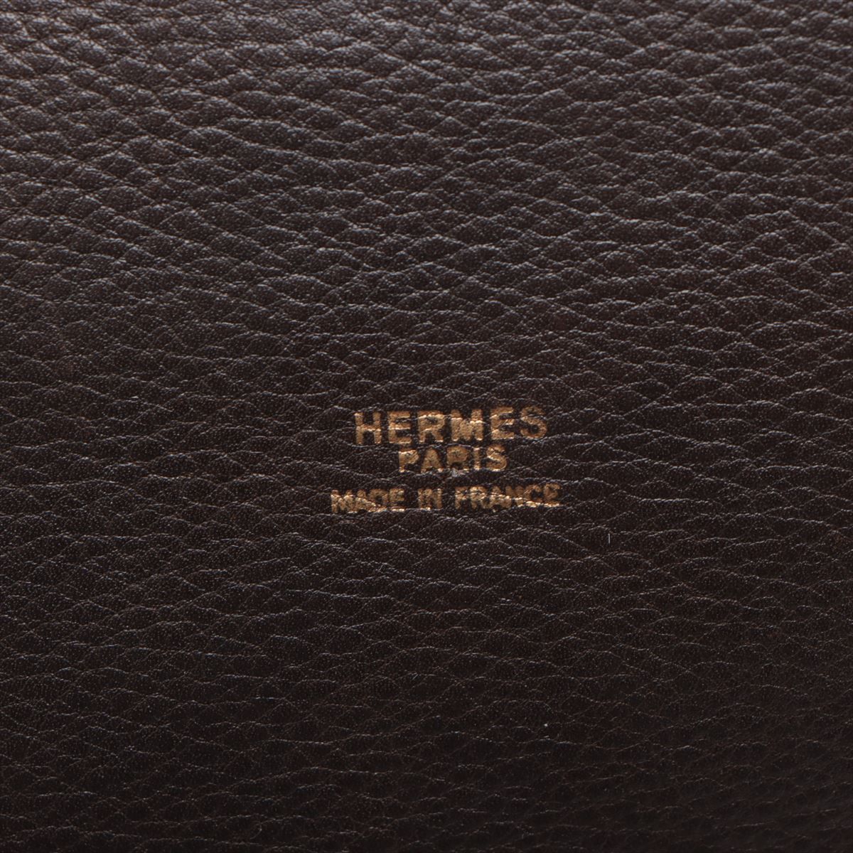 エルメス ○N 刻印 マーケット GM ヴォーガリバー 巾着 レザー  