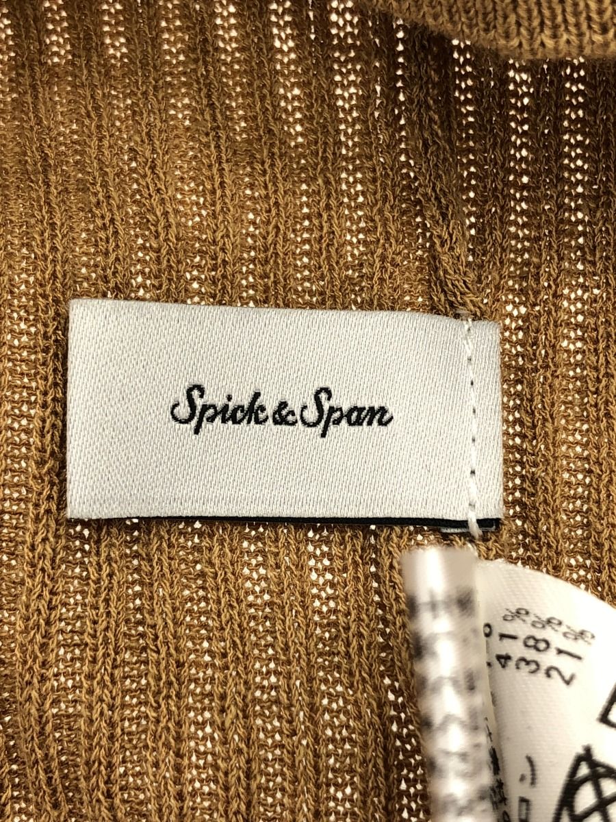 Spick &amp; Span - Spick &amp; Span (スピックアンドスパン) ★★ ①② 23080200619010 麻コットンリブベスト  レディース ベージュ FREE Spick & Span - Spick & Span (スピックアンドスパン