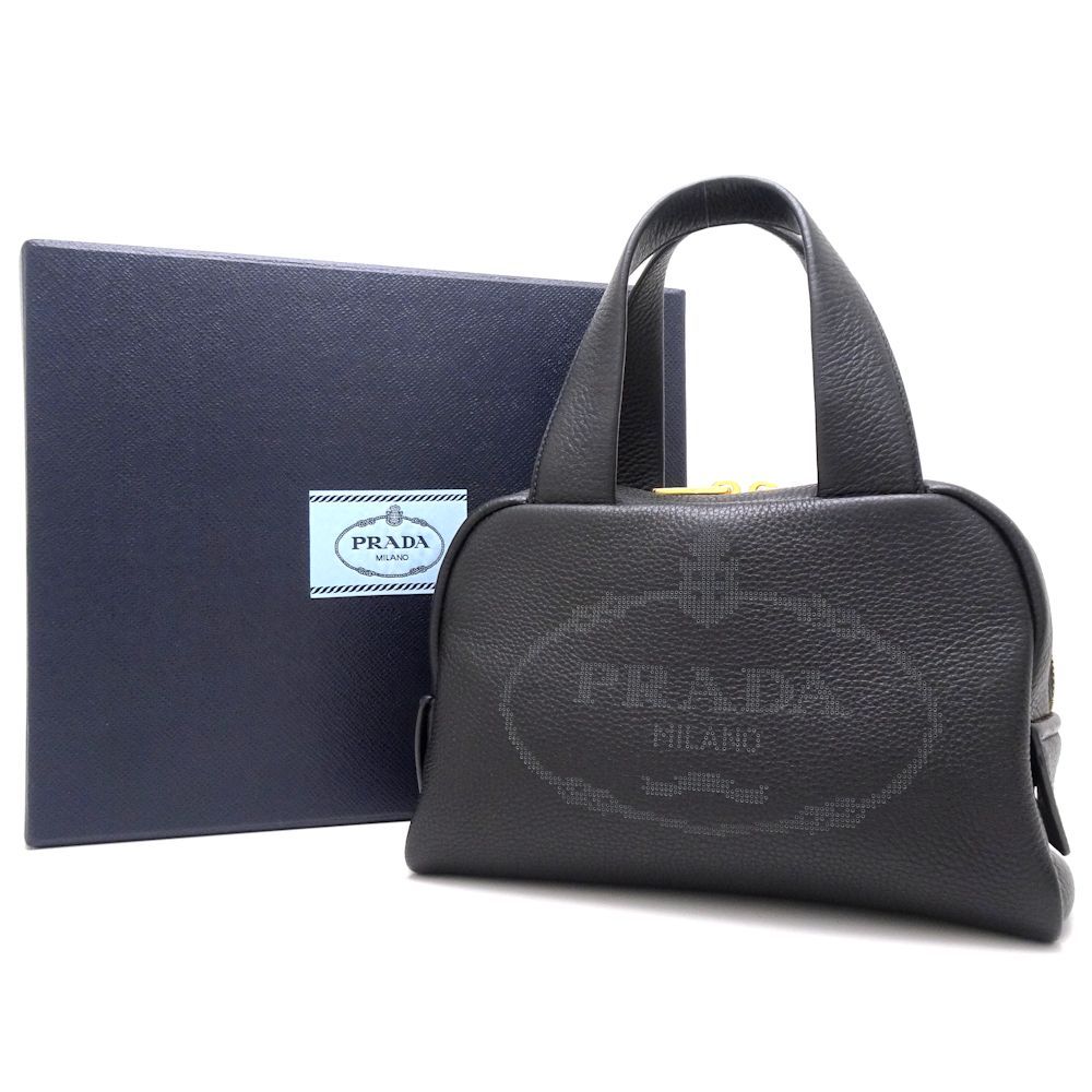 PRADA プラダ トップハンドルバッグ 1BB078 2Wayバッグ レザー NERO / 151743 ☆未使用 - メルカリ