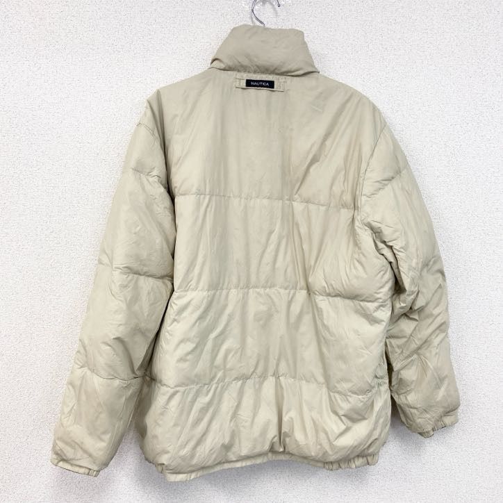 古着 used NAUTICA ノーティカ リバーシブルダウンジャケット 紺