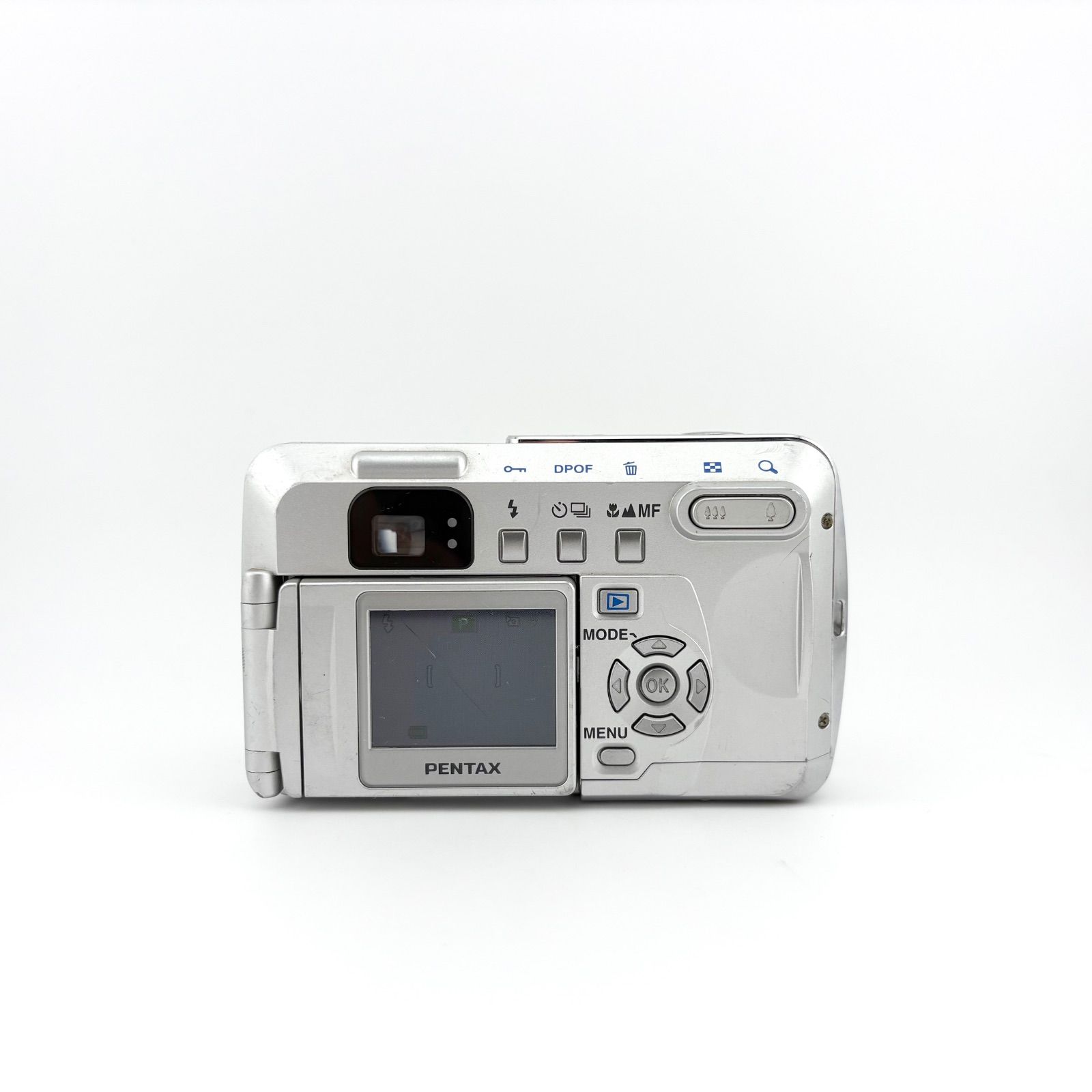 ᐠ 自撮り可能 ᐟ Pentax Optio 33LF コンデジ 動作確認済み ᐠ 自撮り可能 ᐟ Pentax Optio 33LF 単三電池 SDカード付きコンデジ