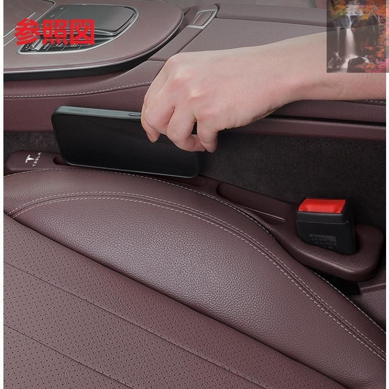 Tesla テスラ MODEL X S 専用 センター隙間クッション 2pセット　黒 Tesla テスラ MODEL X S 専用 センター隙間クッション 2pセット 黒