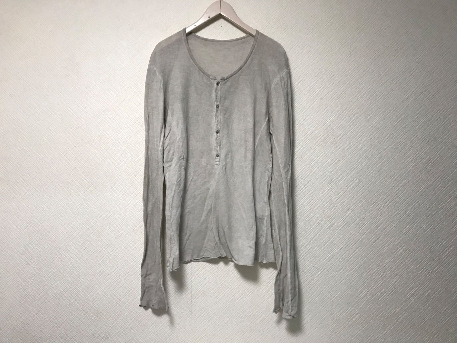 人気，品質保証 ポエムボヘミアン ヘンリーカットソー ロンT POEME