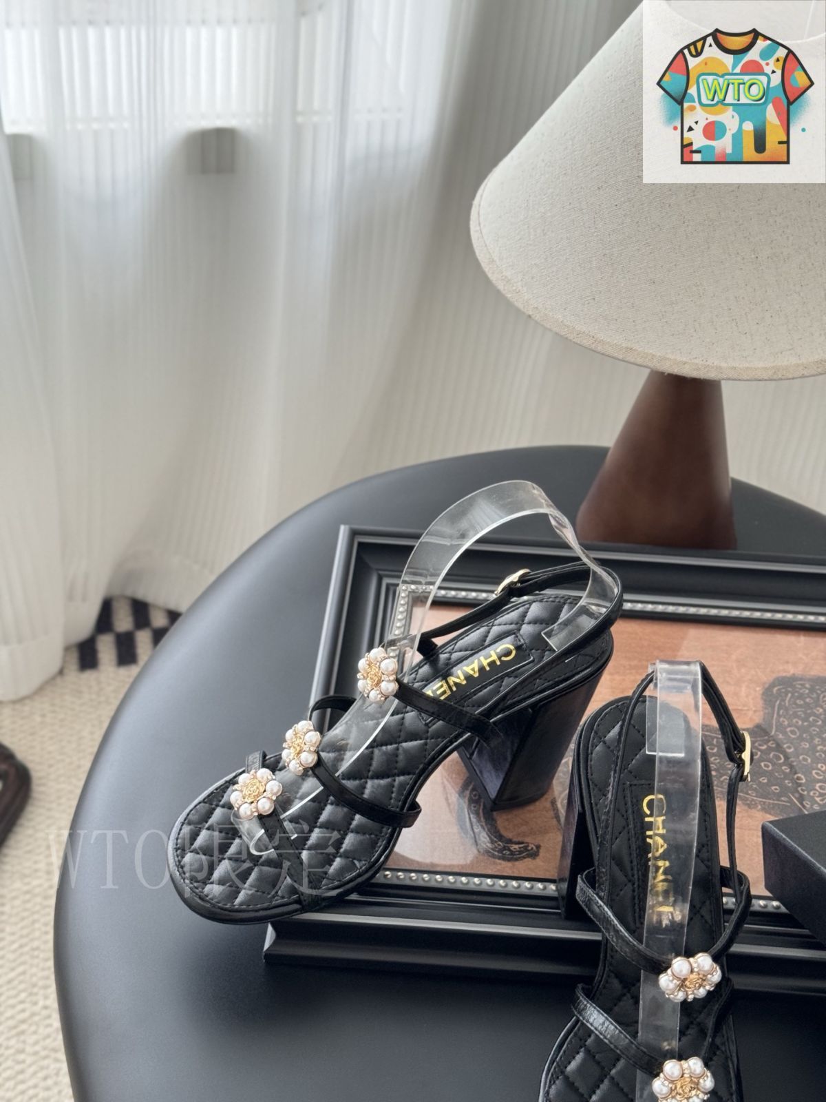 美品★CHANEL サンダル サンダル - シャイニー ラムスキン、ベージュ — ファッション