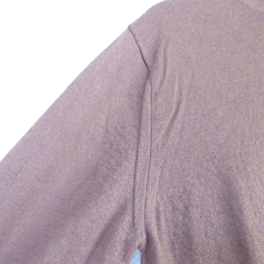 美品 L'Appartement アパルトモン ドゥーズィエムクラス VOLUME SLEEVE KNIT 長袖 プルオーバー ニット セーター ブラウン レディース 古着 中古 美品 L'Appartement アパルトモン ドゥーズィエムクラス 長袖