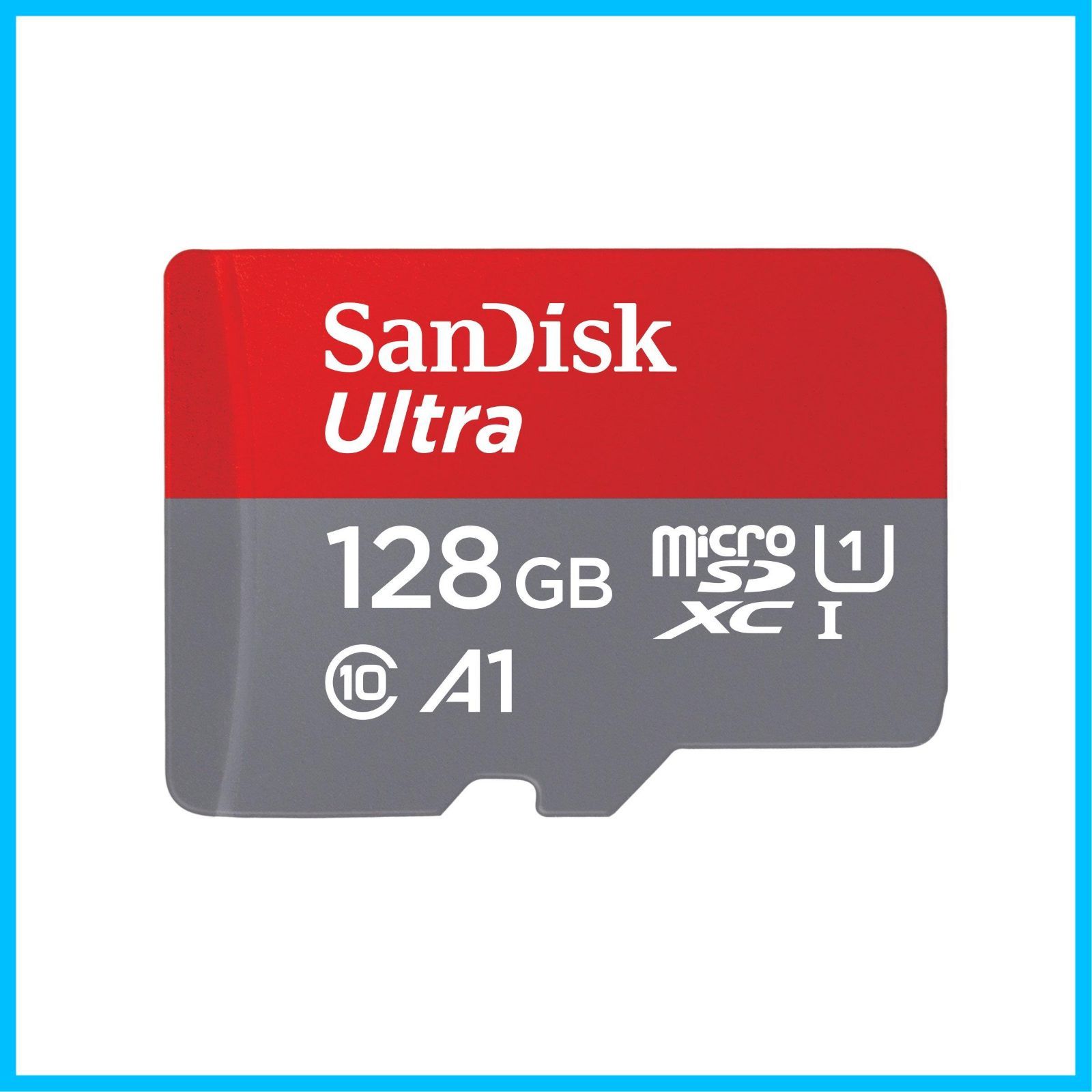 【人気商品】SanDisk (サンディスク) 128GB Ultra microSDXC UHS-I メモリーカード - 最大140MB/秒 C10 U1 フルHD A1 Micro SD カード - SDSQUAB-128G-GN6MN