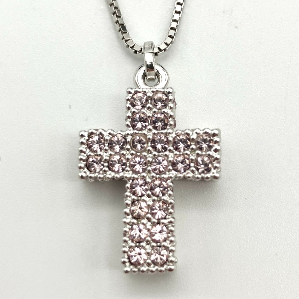 スワロフスキー SWAROVSKI クロス ペンダント ネックレス 986893【中古】