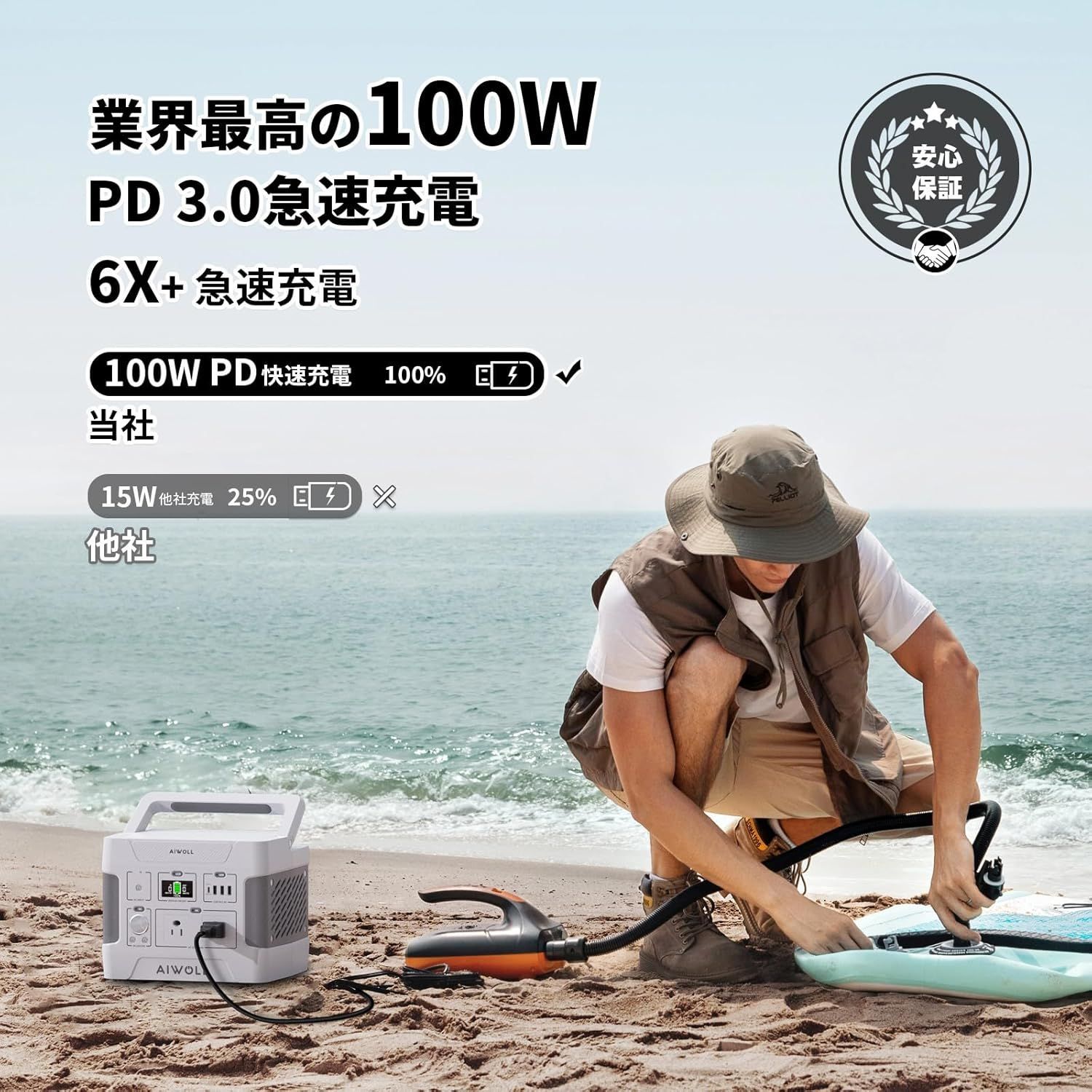 355Wh|110938mAh 出力400W