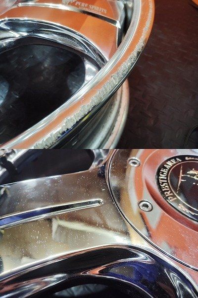 スーパースター ロデオドライブ ピュアスピリッツ 社外ホイール 18インチ 4本 7.5/8J4HPCD100+42/+35 希少 メッキ　(VHL388) スーパースター ロデオドライブ ピュアスピリッツ 社外ホイール 18