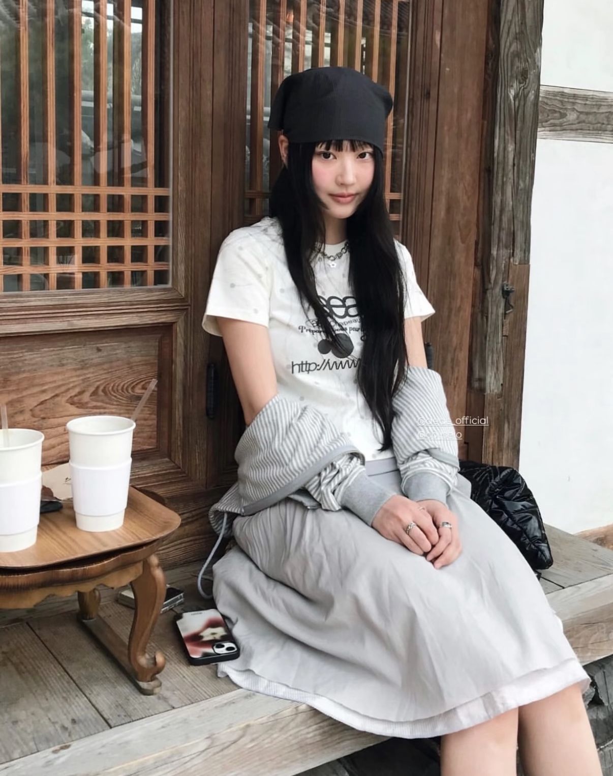 [aeae] 25SS ★Web Logo Dot Crop T-Shirts- 2色 ★ WEB LOGO DOT CROP T-SHIRTS [CREAM] – aeae JAPAN