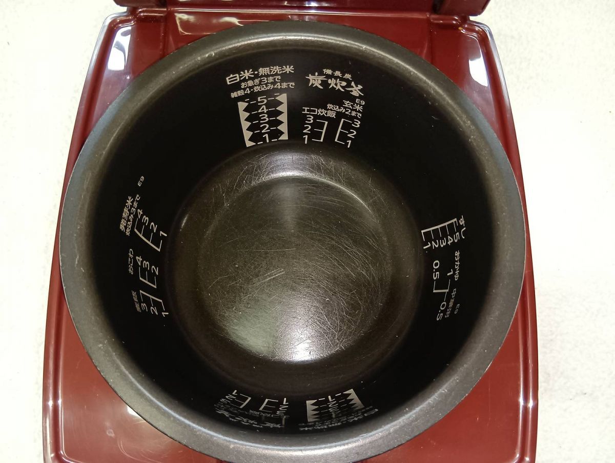 MITSUBISHI 三菱 圧力IH炊飯ジャー 炊飯器 NJ-XE10E7-R 2020年製 5.5合