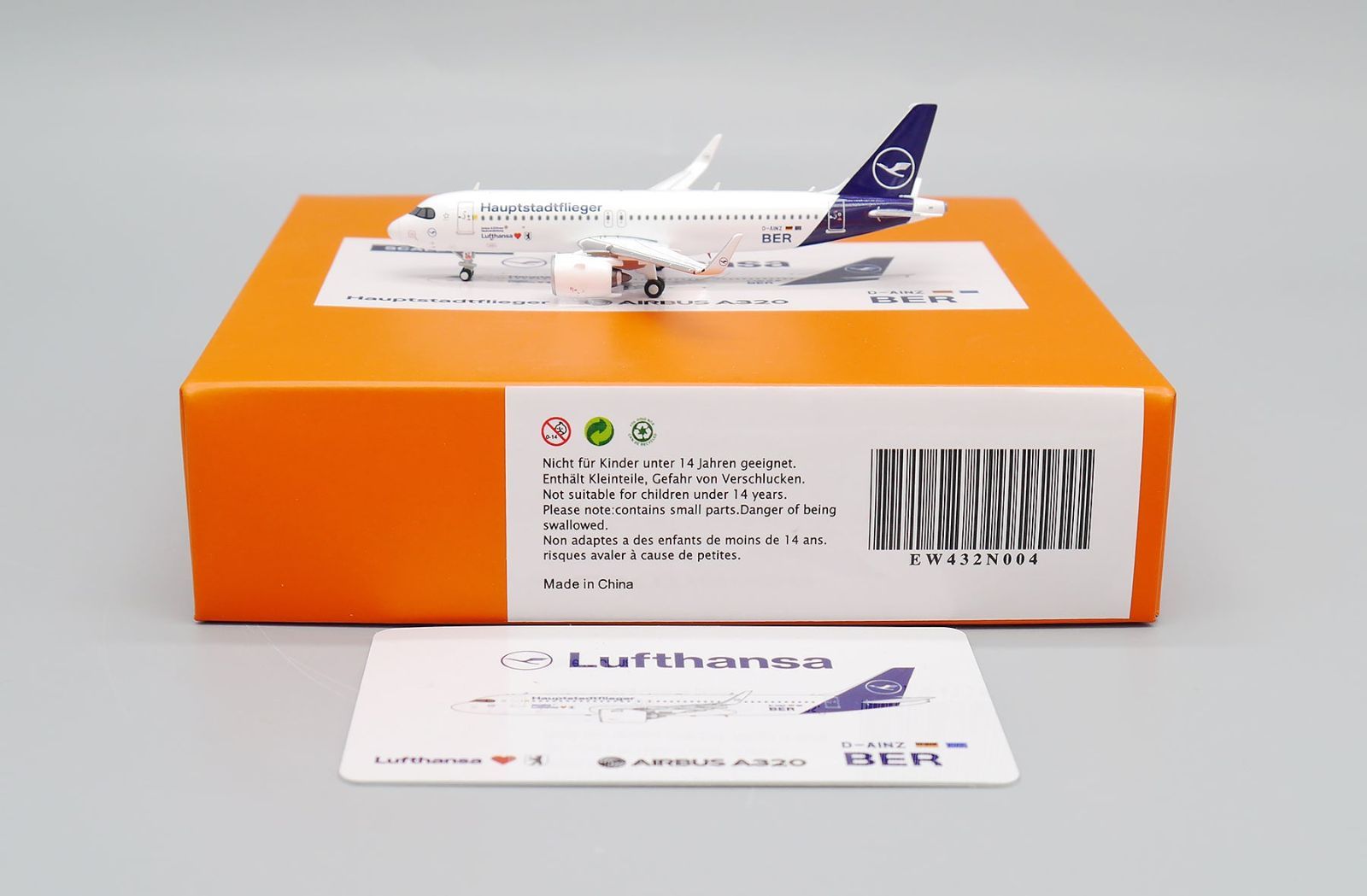 ルフトハンザ A320neo D-AINZ 1/400 Jcwings ルフトハンザ A320neo D-AINZ 1/400 EW432N004 - メルカリ
