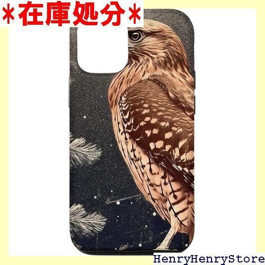 iPhone 15 レッドショルダーホークラバースターリーナイト スマホケース 1463