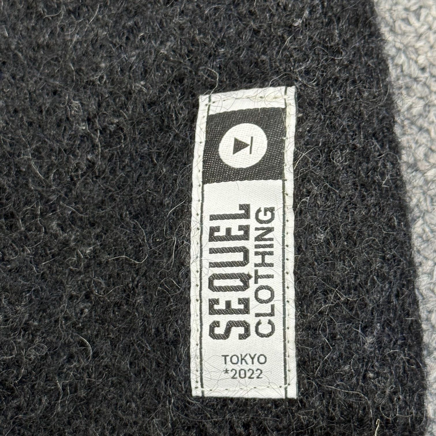 参考上代55000円 SEQUEL 22AW MOHAIR CARDIGAN モヘヤカーディガン