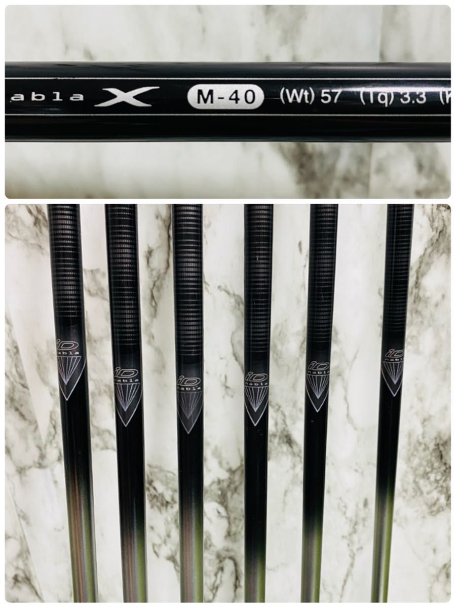 【良品】初心者推奨 プロギア ナブラX iD メンズアイアンセット 6本 SR 良品】初心者推奨 プロギア ナブラX iD メンズアイアンセット 6