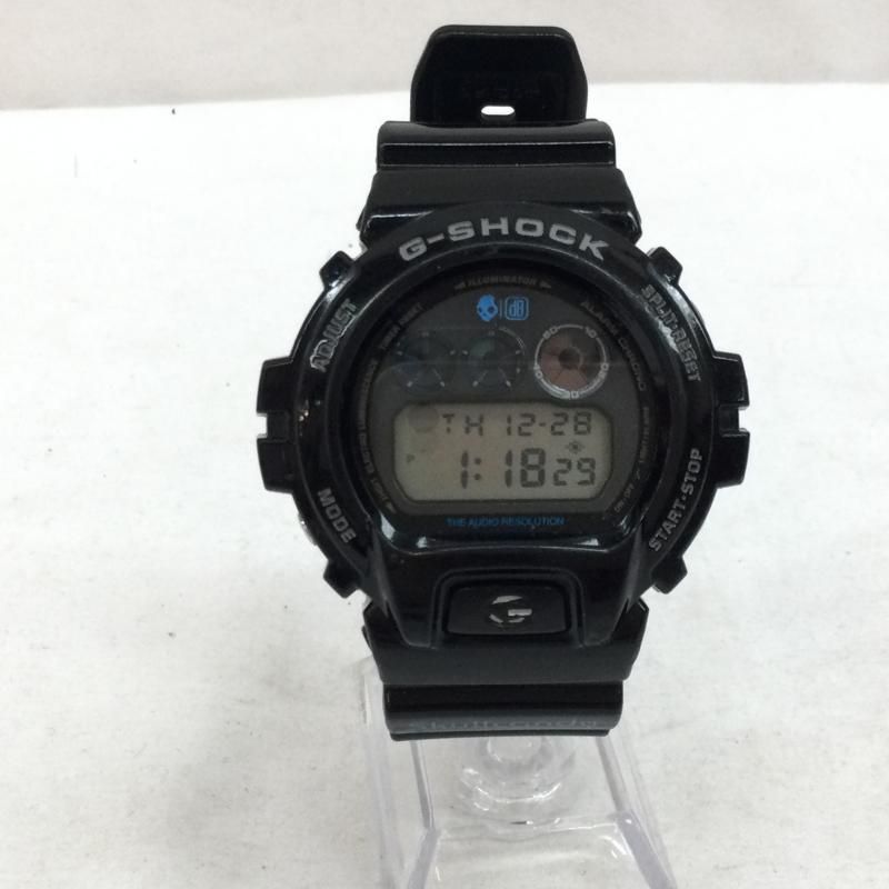 G-SHOCK ジーショック 腕時計 デジタル DW-6900 SKULLCANDY スカルキャンディ コラボ ダブルネーム 三つ目 ブラック ブルー  メンズ カジュアル デジタル クォーツ - メルカリ