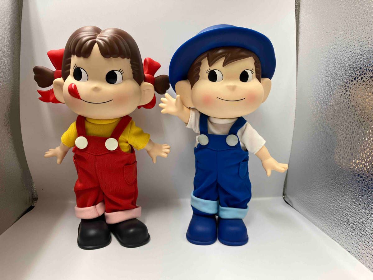 不二家 ペコちゃん ポコちゃん フィギュア - メルカリ