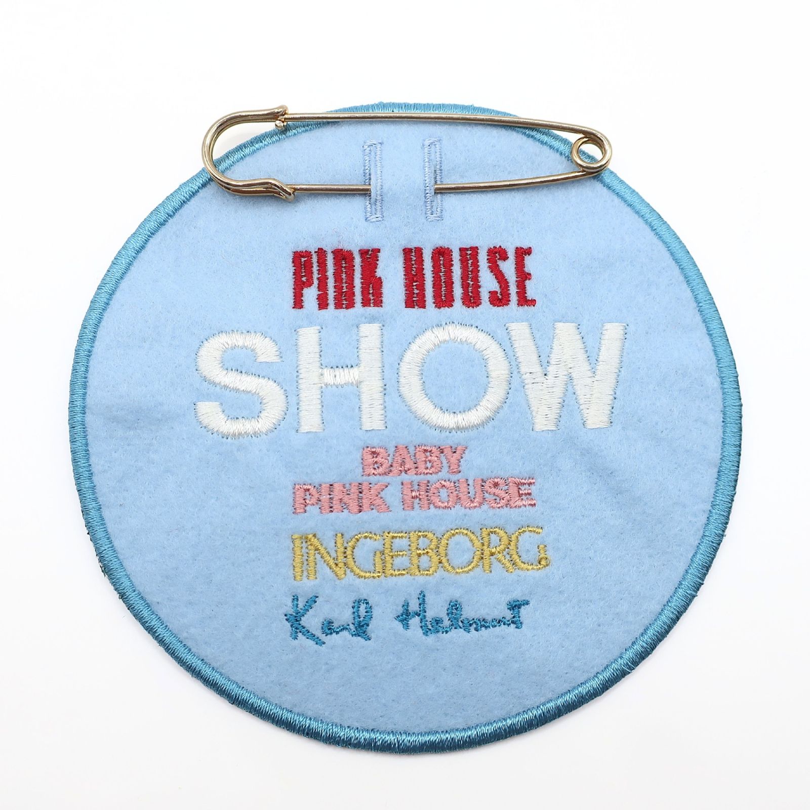PINK HOUSE  ワッペンコサージュ　ブラック ピンクハウスワッペンコサージュ新品