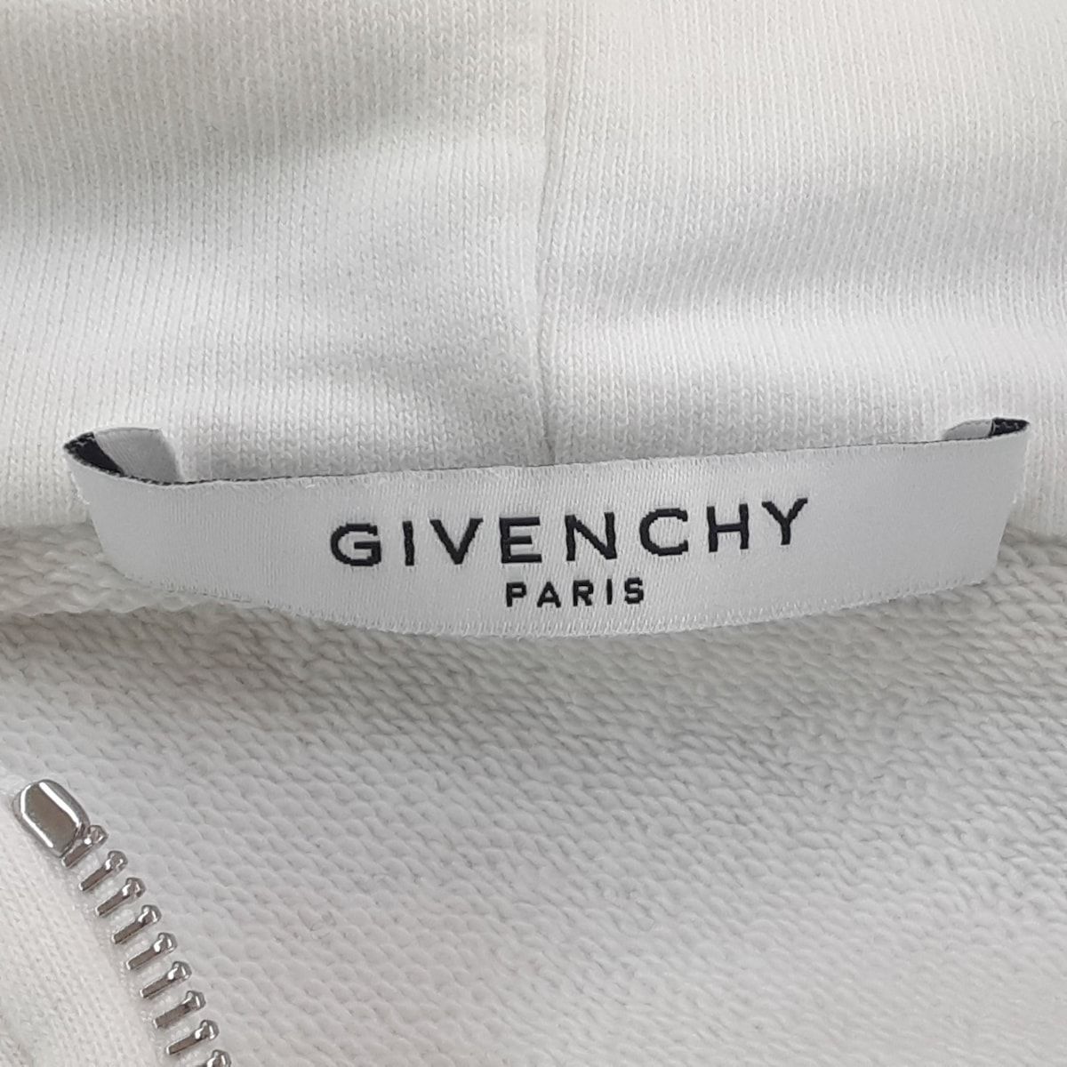 GIVENCHY(ジバンシー) パーカー サイズM メンズ美品 - 白×黒×マルチ ...