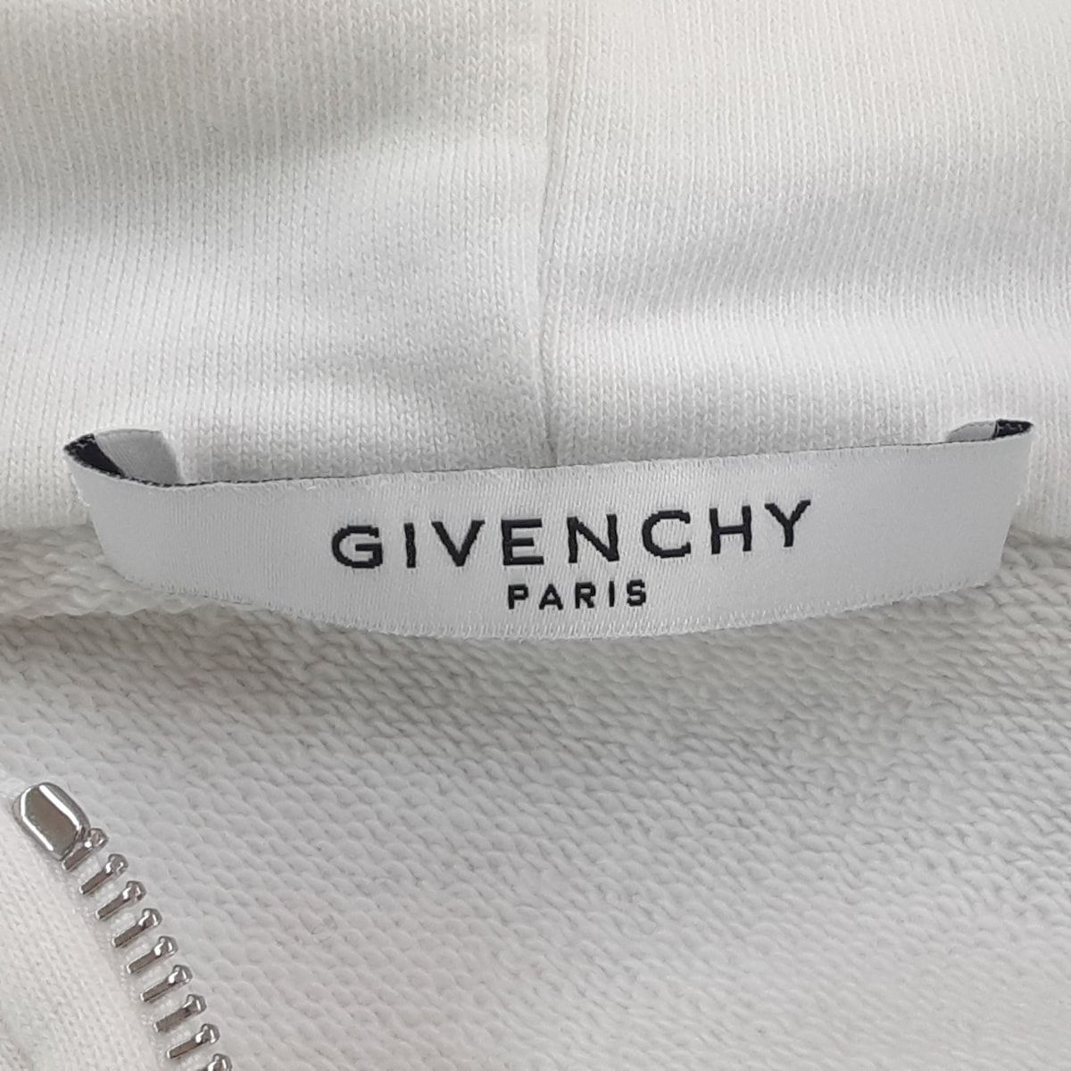 GIVENCHY(ジバンシー) パーカー サイズM メンズ美品 - 白×黒×マルチ