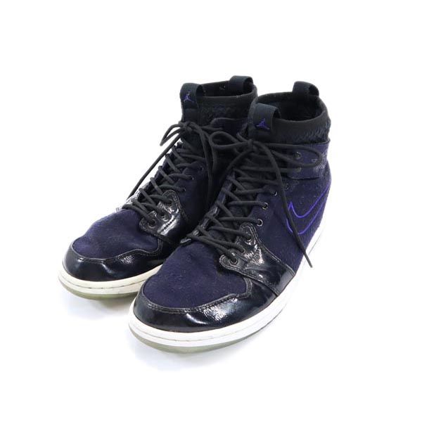 ナイキ エアジョーダン ハイカットスニーカー ネイビー系 NIKE