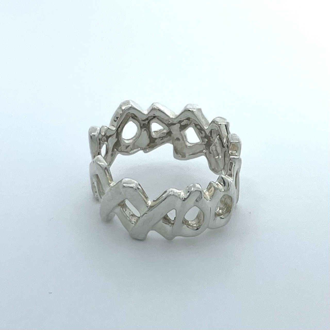 ブランドバッグ通販サイト Co. & TIFFANY 美品 ティファニー 9号 リング ラブアンドキス アクセサリー