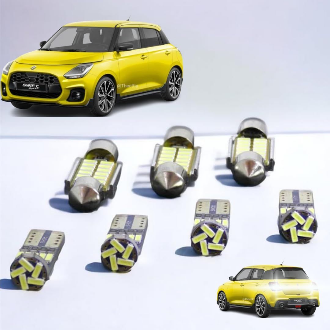 室内灯+ナンバー灯+バックランプ】スイフトLED6セットルームライトルームランプバックランプ取付工具付き【簡単交換】無極性6000K各グレード対応パーツカー用品カスタム...スイフトB， ホワ