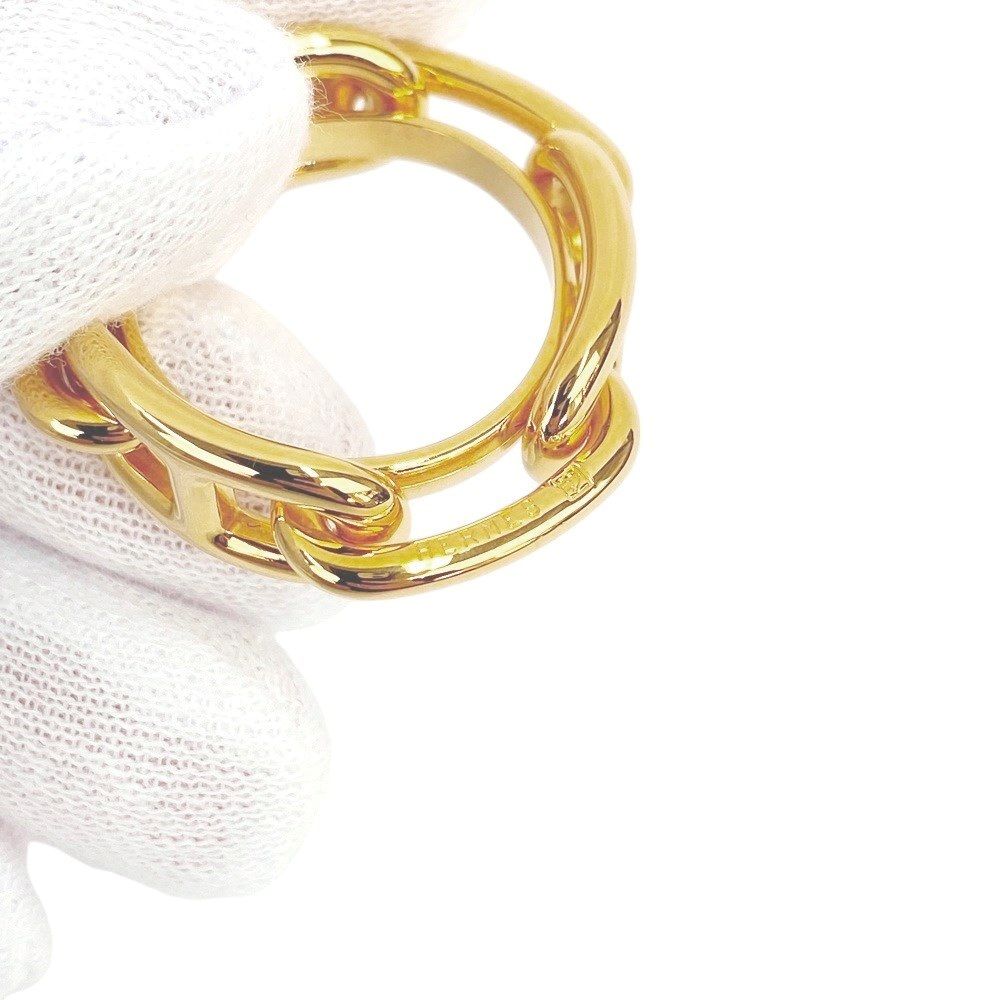 j*i様 HERMES シェーヌダンクル　スカーフリング　ゴールド　刻印あり 楽天市場】Hermes エルメス シェーヌダンクル スカーフリング