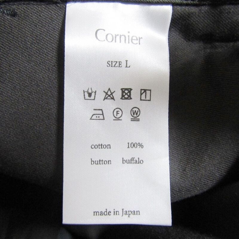 美品 Cornier コルニエ スラックス 20PT34 FINX COTTON