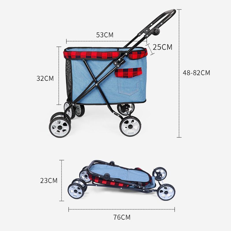 ペットカート 小型犬 多頭 折りたたみ 軽量 犬 四輪 ドッグカート ペットバギー 散歩 旅行 ペット用 キャリーカート 移動 介護 ベビーカート