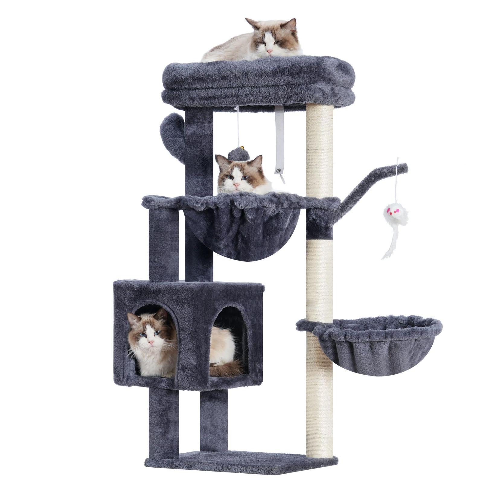 Heybly キャットタワー ミニキャットタワー 子猫や体の小さな猫に最適