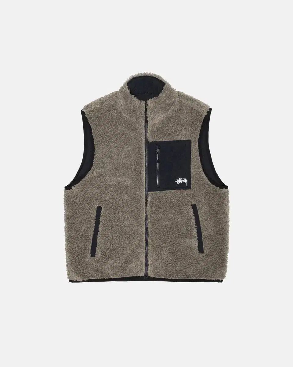 1 会議用 Stussy STUSSY ステューシー シェルパ リバーシブル ベスト M