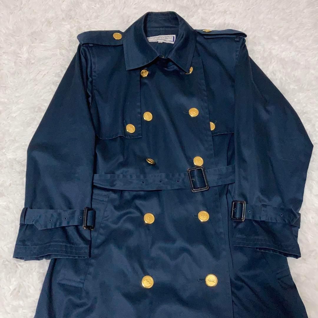 Yves Saint Lauret トレンチコート　金ボタン　SIZE M Yves saint Laurent(イブサンローラン) 金ボタン トレンチコート