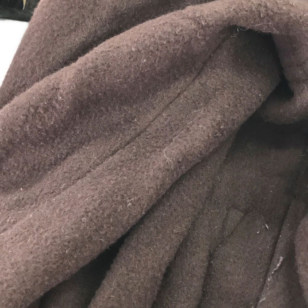 フィルザビル 日本製 ウールブレンド フード付き ロングコート 1  